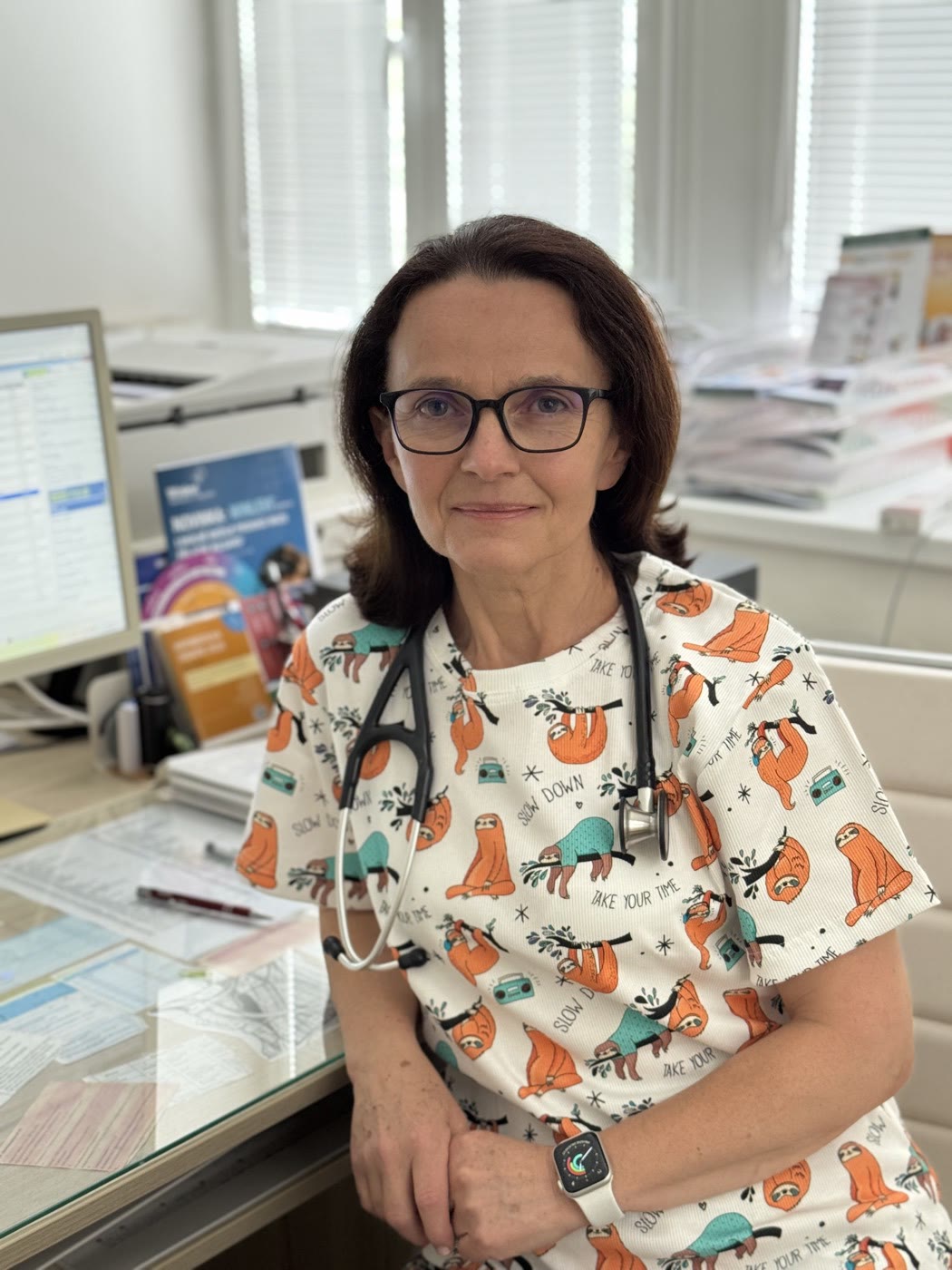 MUDr. Mária Krotká ve své ordinaci